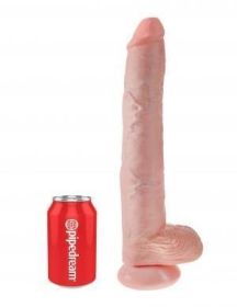 King Cock 14&quot; Cock - Beige