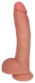Jock Dong With Balls 10 inches Beige