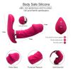 2 in 1 Powerful Vibranting & Rotating Oral Tongue Stimulator, Electric Clitorial Thrusting Tool for Women Adult Toys Medical Grade Silicone Massage De